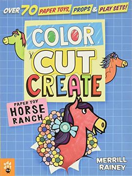 portada Color, Cut, Create Play Sets: Horse Ranch (in English)