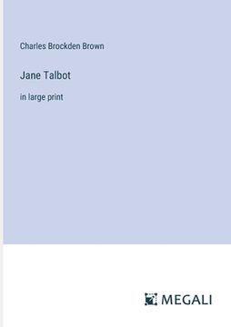 portada Jane Talbot: in large print (in English)