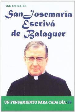 portada San Jose Maria Escriva de Balaguer: Un Pensamiento Para Cada (in Spanish)