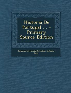 portada Historia de Portugal ... (in Portuguese)