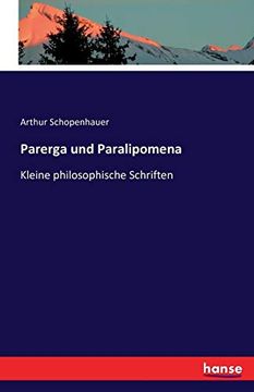 portada Parerga und Paralipomena (en Alemán)