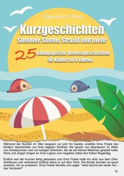 portada KitaFix-Kurzgeschichten Sommer, Sonne, Strand und mehr: 25 pädagogische Vorlesegeschichten für Kinder ab 4 Jahren (en Alemán)