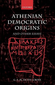 portada Athenian Democratic Origins: And Other Essays (en Inglés)