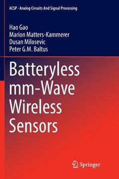 portada Batteryless MM-Wave Wireless Sensors (en Inglés)