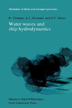 portada water waves and ship hydrodynamics: an introduction (en Inglés)
