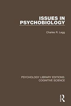 portada Issues in Psychobiology (Psychology Library Editions: Cognitive Science) (en Inglés)