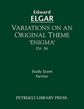 portada Variations on an Original Theme 'Enigma', Op.36: Study score (in English)