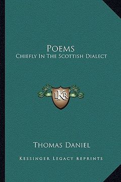 portada poems: chiefly in the scottish dialect (en Inglés)