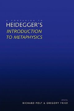 portada a companion to heidegger's "introduction to metaphysics" (en Inglés)