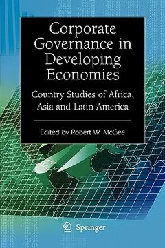 portada corporate governance in developing economies: country studies of africa, asia and latin america