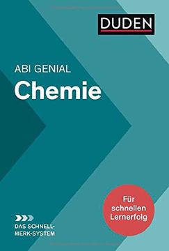 portada Abi Genial Chemie: Das Schnell-Merk-System (Duden sms - Schnell-Merk-System) (en Alemán)