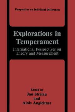 portada Explorations in Temperament: International Perspectives on Theory and Measurement (en Inglés)