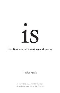 portada is: heretical Jewish blessings and poems (en Inglés)