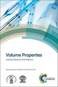 portada Volume Properties: Liquids, Solutions and Vapours (en Inglés)