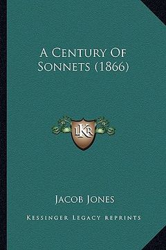 portada a century of sonnets (1866) (en Inglés)