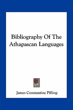 portada bibliography of the athapascan languages (en Inglés)
