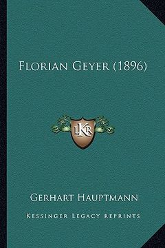 portada florian geyer (1896) (in English)