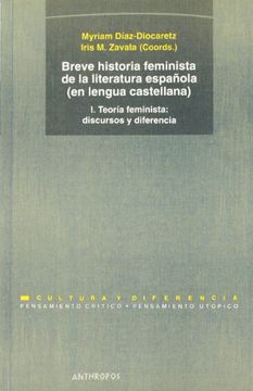 portada Breve Historia Feminista de la Literatura Espanola vol 1 (in Spanish)