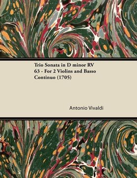 portada trio sonata in d minor rv 63 - for 2 violins and basso continuo (1705) (en Inglés)
