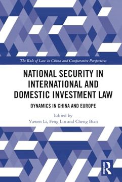 portada National Security in International and Domestic Investment law (The Rule of law in China and Comparative Perspectives) (en Inglés)