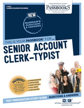portada Senior Account Clerk-Typist (C-3471): Passbooks Study Guide Volume 3471 (en Inglés)
