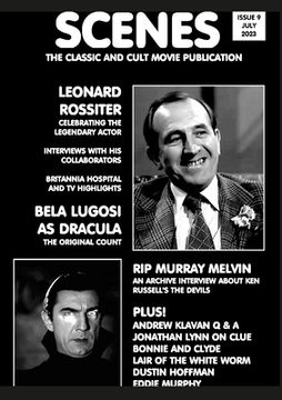 portada Scenes Issue 9: The Classic and Cult Movie Publication - Leonard Rossiter, Bela Lugosi