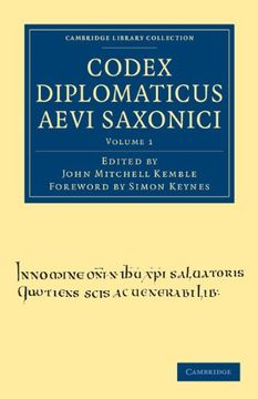 portada Codex Diplomaticus Aevi Saxonici (in Latin)