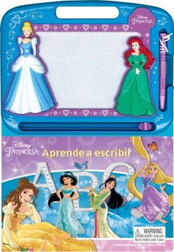 portada Pizarra magica - princesas aprende a escribir abc