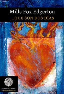 portada Que son dos Días (Anaquel de Poesía) (in Spanish)