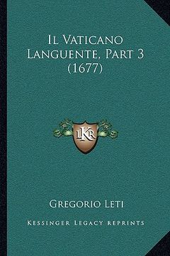 portada il vaticano languente, part 3 (1677) (en Inglés)