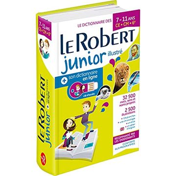 portada Le Robert Junior Illustré et son Dictionnaire en Ligne + clé (in French)
