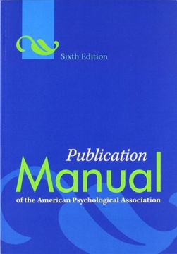 portada Publication Manual of the American Psychological Association 