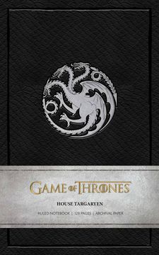 portada Game of Thrones: House Targaryen Hardcover Ruled Journal (en Inglés)