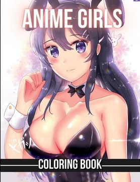 portada Anime Girls Coloring Book (en Japonés)