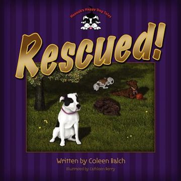 portada hannah's happy dog tales--rescued! (en Inglés)