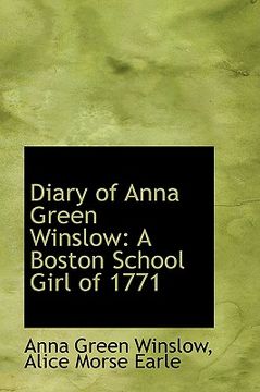 portada diary of anna green winslow: a boston school girl of 1771