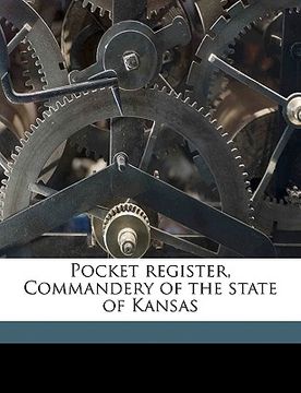 portada pocket register, commandery of the state of kansas (en Inglés)