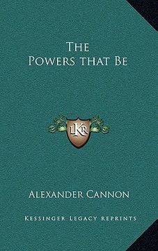 portada the powers that be (in English)