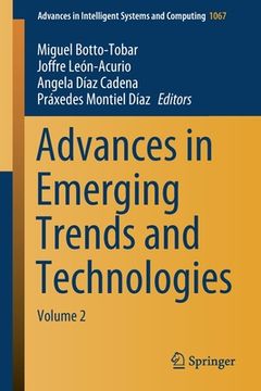 portada Advances in Emerging Trends and Technologies: Volume 2 (en Inglés)