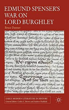portada Edmund Spenser's war on Lord Burghley (Early Modern Literature in History) (in English)