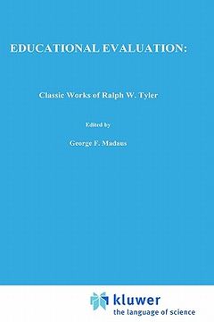 portada educational evaluation: classic works of ralph w. tyler (in English)