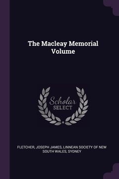 portada The Macleay Memorial Volume (en Inglés)
