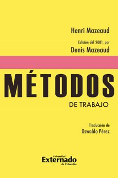 portada Métodos de Trabajo (in Spanish)
