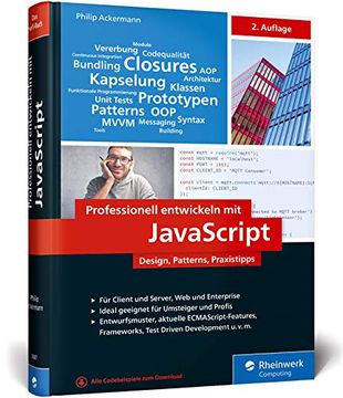 portada Professionell Entwickeln mit Javascript: Design, Patterns und Praxistipps für Enterprise-Fähigen Code (in German)