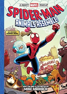 portada Spider-Man: Animals Assemble! (a Mighty Marvel Team-Up) (en Inglés)