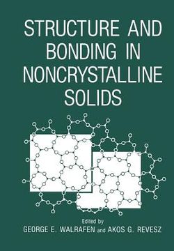 portada Structure and Bonding in Noncrystalline Solids (en Inglés)