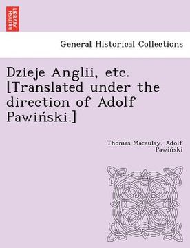 portada dzieje anglii, etc. [translated under the direction of adolf pawin ski.] (in English)