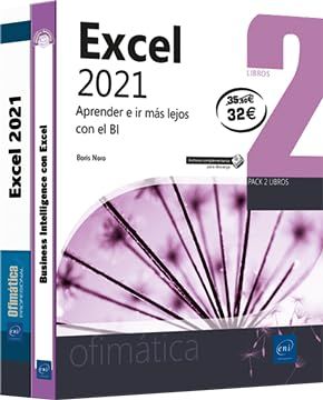 portada Pack Ofimatica Excel 2021 2 Libros Aprender e ir mas Lejos