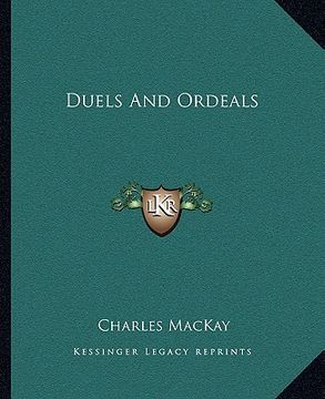 portada duels and ordeals (en Inglés)