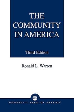 portada the community in america (en Inglés)